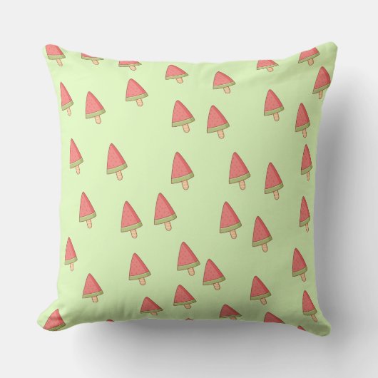Watermelon Pop Furry Pillow Kussen (Voorkant)