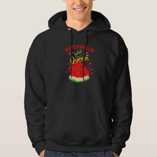 Watermelon Queen Women Fruit Watermelon Hoodie (Voorkant)