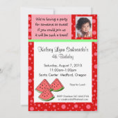 Watermelon Red Pink Kaart (Achterkant)