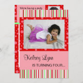 Watermelon Red Pink Kaart (Voorkant / Achterkant)