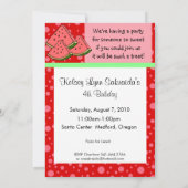 Watermelon Red Pink Kaart (Achterkant)