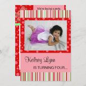 Watermelon Red Pink Kaart (Voorkant / Achterkant)