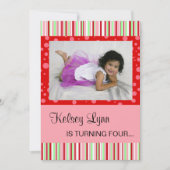 Watermelon Red Pink Kaart (Voorkant)