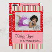 Watermelon Red Pink Kaart (Voorkant / Achterkant)