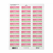 Watermelon Return Address Label Melon Party Fruit (Full Sheet)