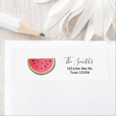 Watermelon Return Address Label Melon Party Fruit (Insitu)