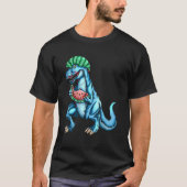 Watermelon  rex Dinosaur Dino Fan Melon T-shirt (Voorkant)
