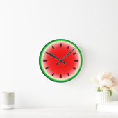 Watermelon round ronde klok (Huis)