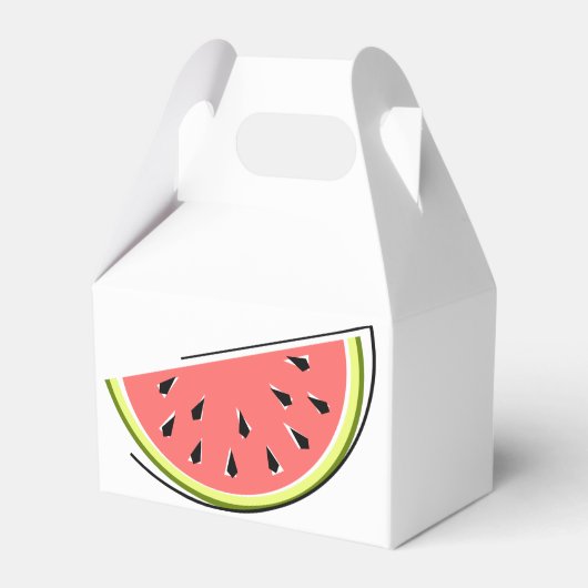 Watermelon Slice Bedankdoosjes (Voorkant Zijde)