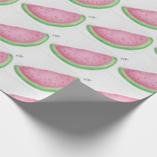 Watermelon Slice Cadeaupapier (Hoek)