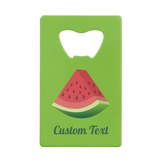 Watermelon Slice Creditcard Fles Open Creditkaart Flessenopener (Voorkant)