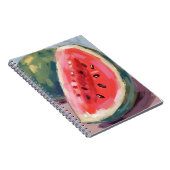 Watermelon Slice | Fruit Watercolor Painting Notitieboek (Rechterzijde)