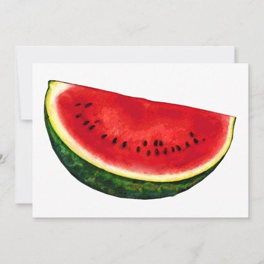 Watermelon Slice Kaart (Voorkant)