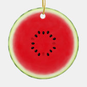 Watermelon Slice Keramisch Ornament (Voorkant)