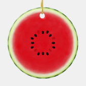 Watermelon Slice Keramisch Ornament (Achterkant)