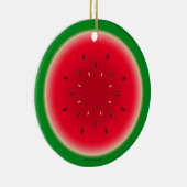 Watermelon Slice Keramisch Ornament (Rechts)