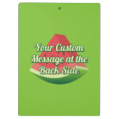 Watermelon Slice-klembord Klembord (Achterkant)