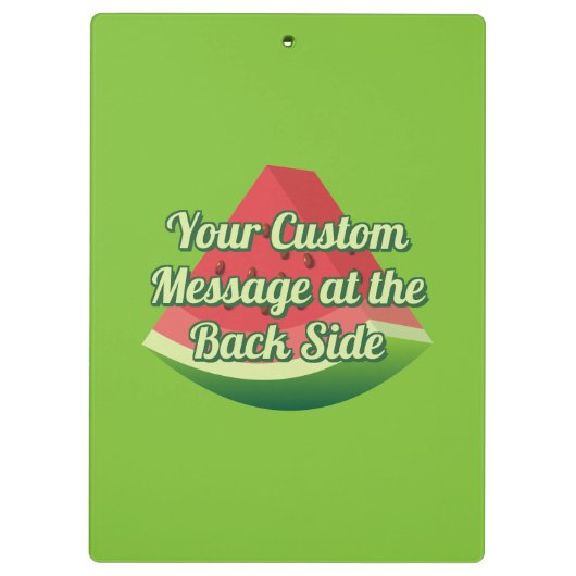 Watermelon Slice-klembord Klembord (Achterkant)