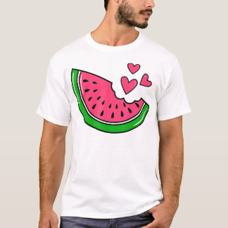 Watermelon Slice Melon Summer Vacation Sason Frui T-shirt