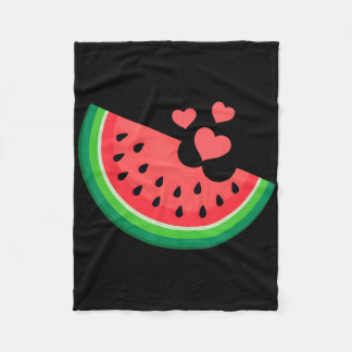 Watermelon Slice Melon Summer Vacation Watermelon  Fleece Deken