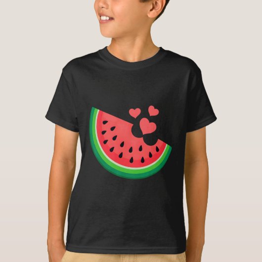 Watermelon Slice Melon Summer Vacation Watermelon  T-shirt (Voorkant)