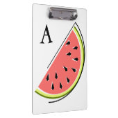 Watermelon Slice Monogram Klembord (Rechts)