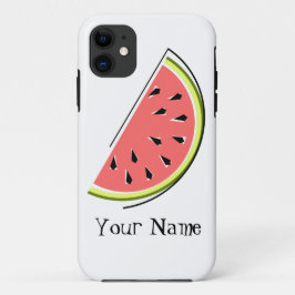 Watermelon Slice 'Naam' iPhone hoesje