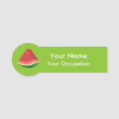 Watermelon Slice Naamplaatje (Voorkant)