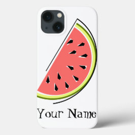 Watermelon Slice 'Name' iPad Mini-hoesje iPhone 13 Hoesje
