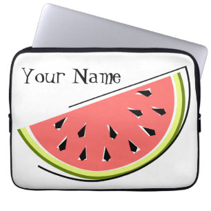 Watermelon Slice Name-laptophoes Laptop Sleeve