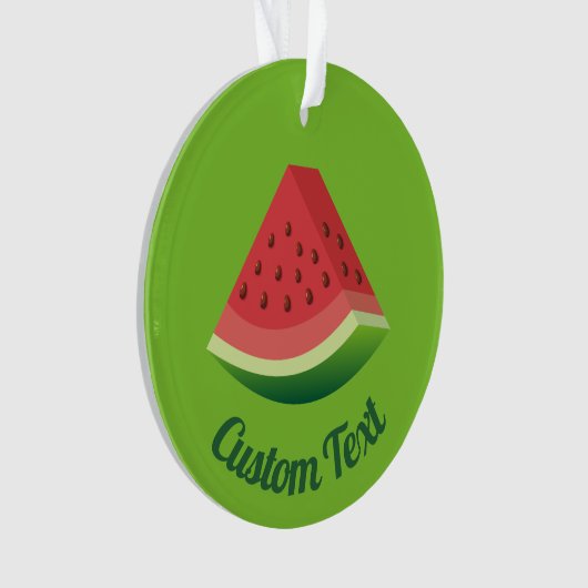 Watermelon Slice Ornament (voorkant)