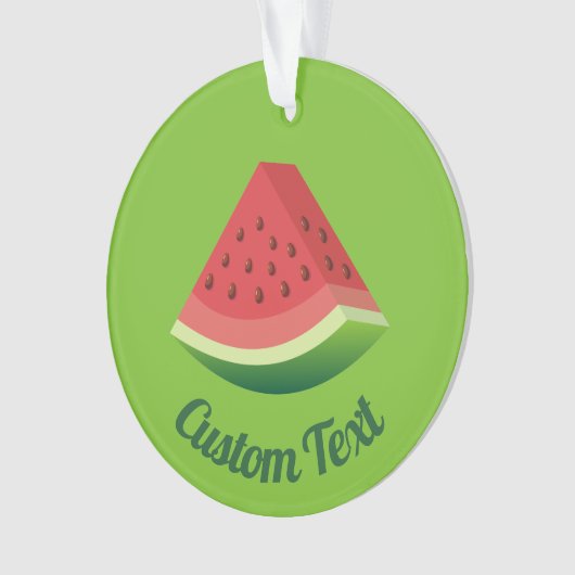 Watermelon Slice Ornament (voorkant)