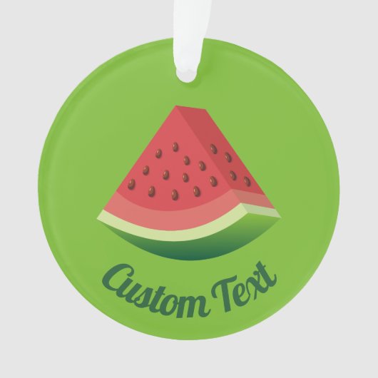 Watermelon Slice Ornament (voorkant)
