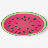 Watermelon Slice Papieren Bordje (Gekanteld)