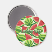 Watermelon Slice Pattern Magnet (Voorkant / Achterkant)