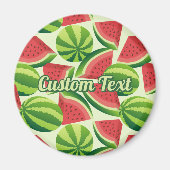 Watermelon Slice Pattern Magnet (Voorkant)