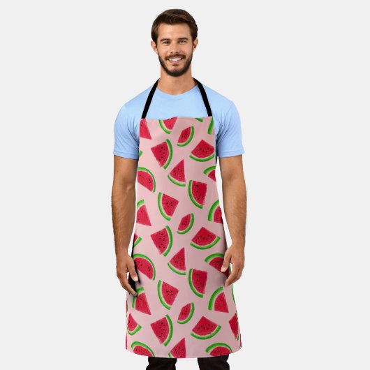 Watermelon Slice Pattern Schort (Gedragen)