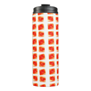 Watermelon Slice Pattern - Seamless Summer Fruit o Thermosbeker