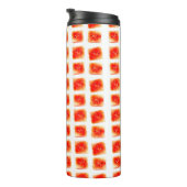 Watermelon Slice Pattern - Seamless Summer Fruit o Thermosbeker (Geroteerd rechts)