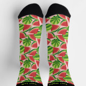 Watermelon Slice Pattern Socks Sokken (Top)