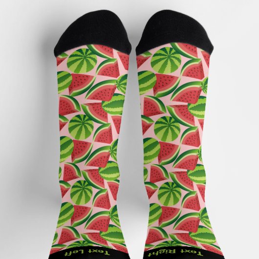 Watermelon Slice Pattern Socks Sokken (Top)