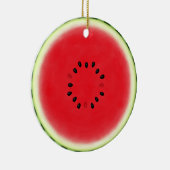 Watermelon Slice Persoonlijk Keramisch Ornament (Rechts)