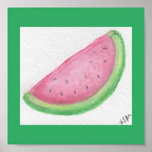 Watermelon Slice Poster (Voorkant)