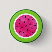 Watermelon Slice Ronde Button 3,2 Cm (Voorkant)