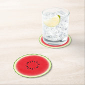 Watermelon Slice Ronde Kartonnen Onderzetter (Insitu)