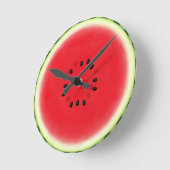 Watermelon Slice Ronde Klok (Hoek)