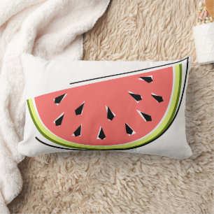 Watermelon Slice roze achterlendenbalk Kussen