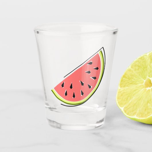 Watermelon Slice Shot Glas (Voorkant)