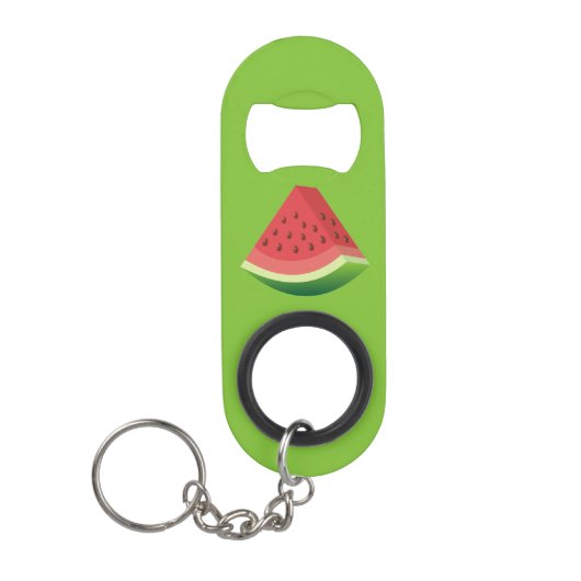 Watermelon Slice Sleutelhanger Bottle Open Mini Flessenopener (Voorkant)