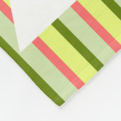 Watermelon Slice Stripe Classic Fleece Deken (Hoek)